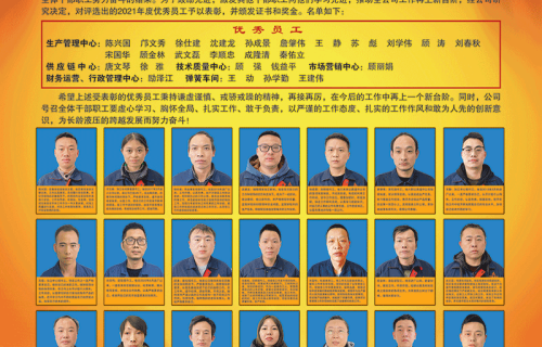 K1体育隆重召开2021年度优秀员工表彰大会